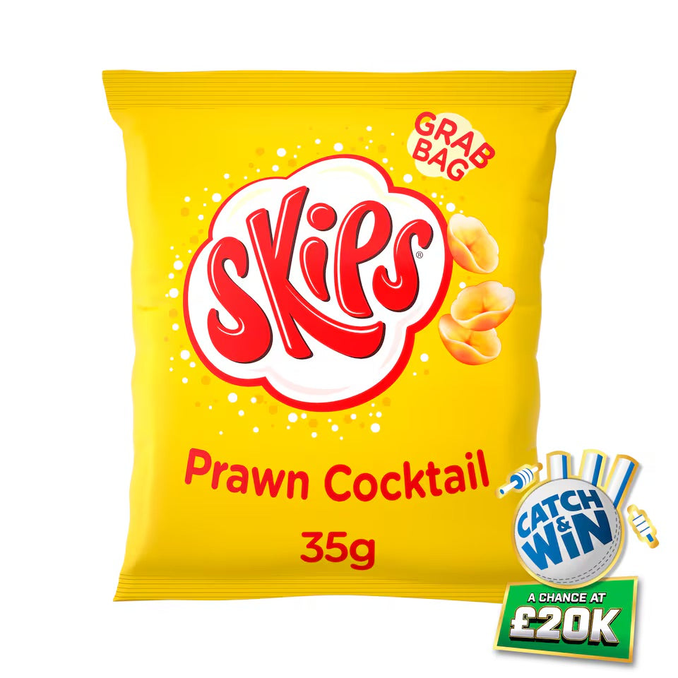 Skips Prawn Cocktail 26 x 35g Grab Bag – Single Pack 35g