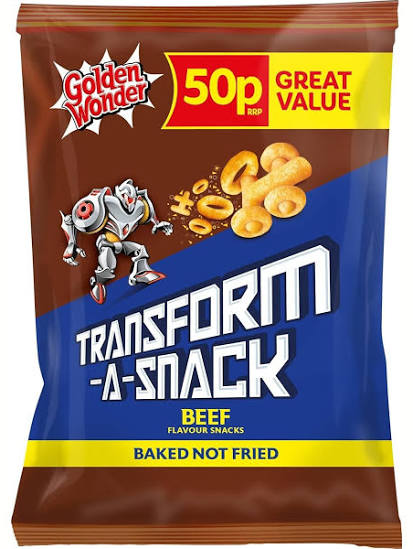 Golden Wonder Transform-A-Snack Beef 27g Multipack - Choose Pack Size