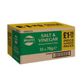 Walkers Salt & Vinegar Crisps 70g Multipack - Choose Pack Size