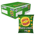 Hula Hoops Cheese & Onion Potato Rings Crisps - Box of 32 x 34g Bags product image