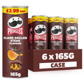 Pringles Flame Grilled Steak Crisps £2.99 PMP - Box of 6 x 165g Bags product image