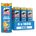 Pringles Salt & Vinegar Crisps £2.99 PMP - Box of 6 x 165g Bags product image