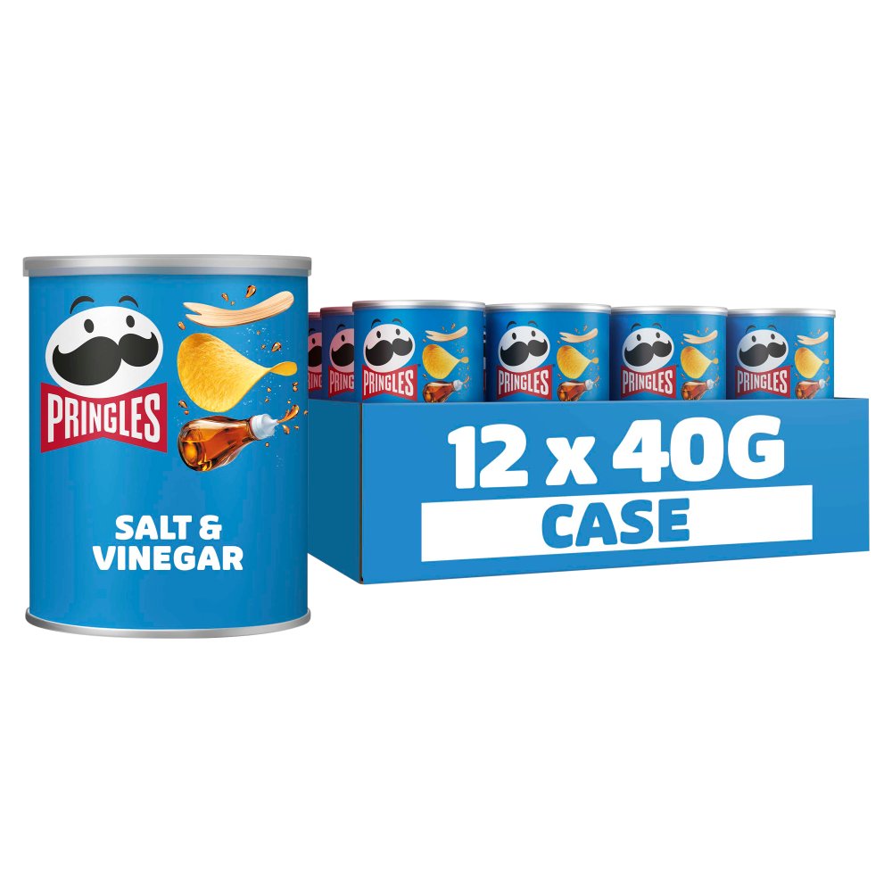 Pringles Salt & Vinegar 40g Multipack - Choose Pack Size