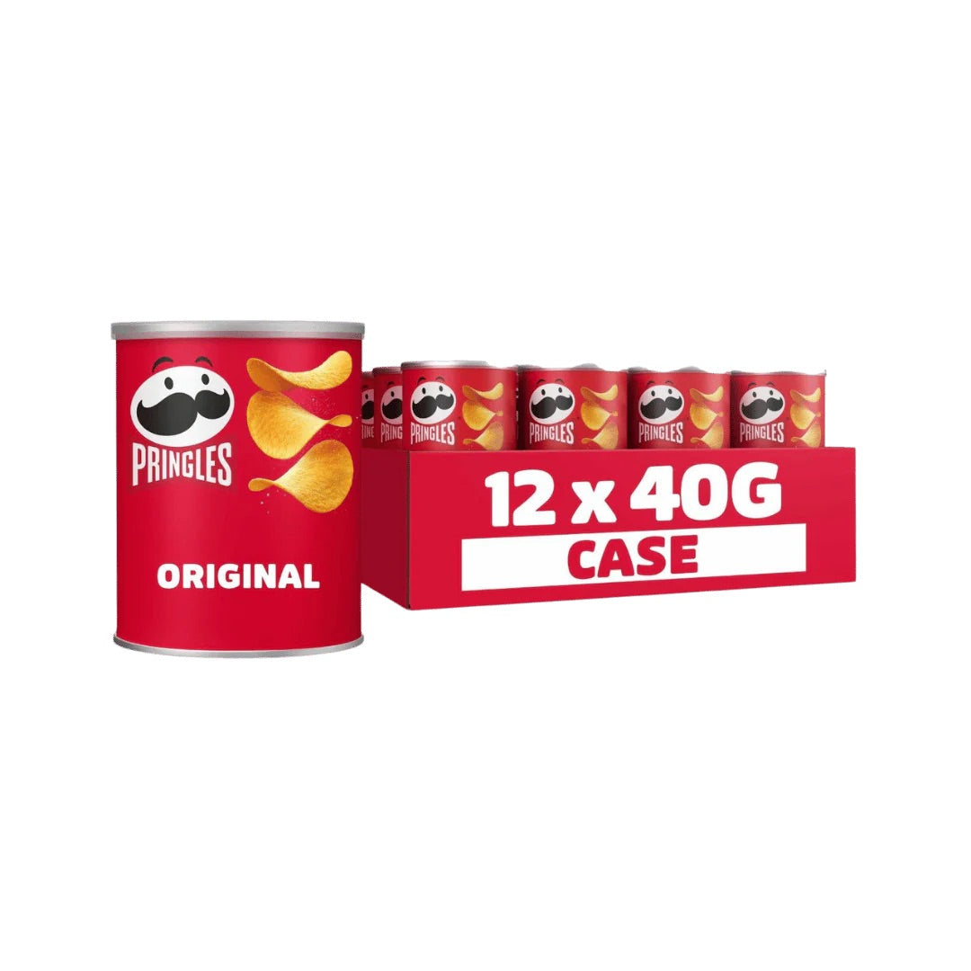 Pringles Original small tubes Crisps - Box of 12 x 40g Bags product image