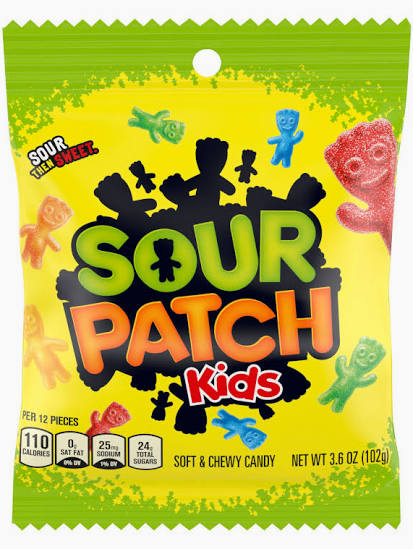 Sour Patch Kids Sour Patch Kids 105g Multipack - Choose Pack Size