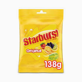 Starburst Original Fruit Chews 127g Multipack - Choose Pack Size