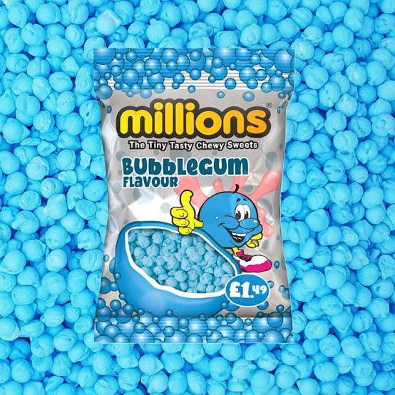 Millions Bubblegum Hanging Bags 12 x 110g £1.49 PMP – Single Pack 110g