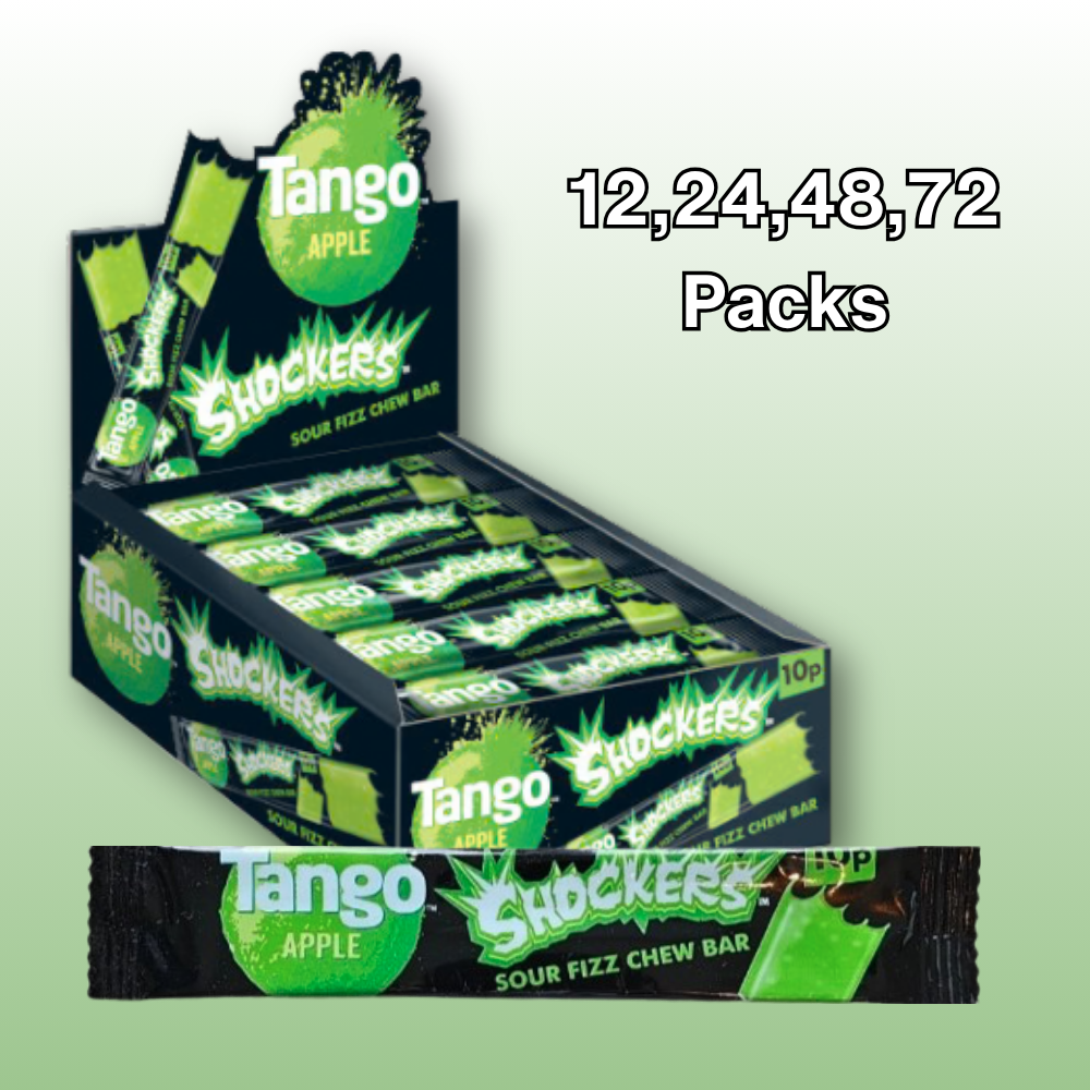 Tango Shockers sour chew bar flavour and pack size selection