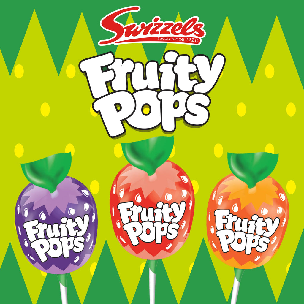 Swizzels Fruity Pops Sweets - Box of 100 x 8g product image