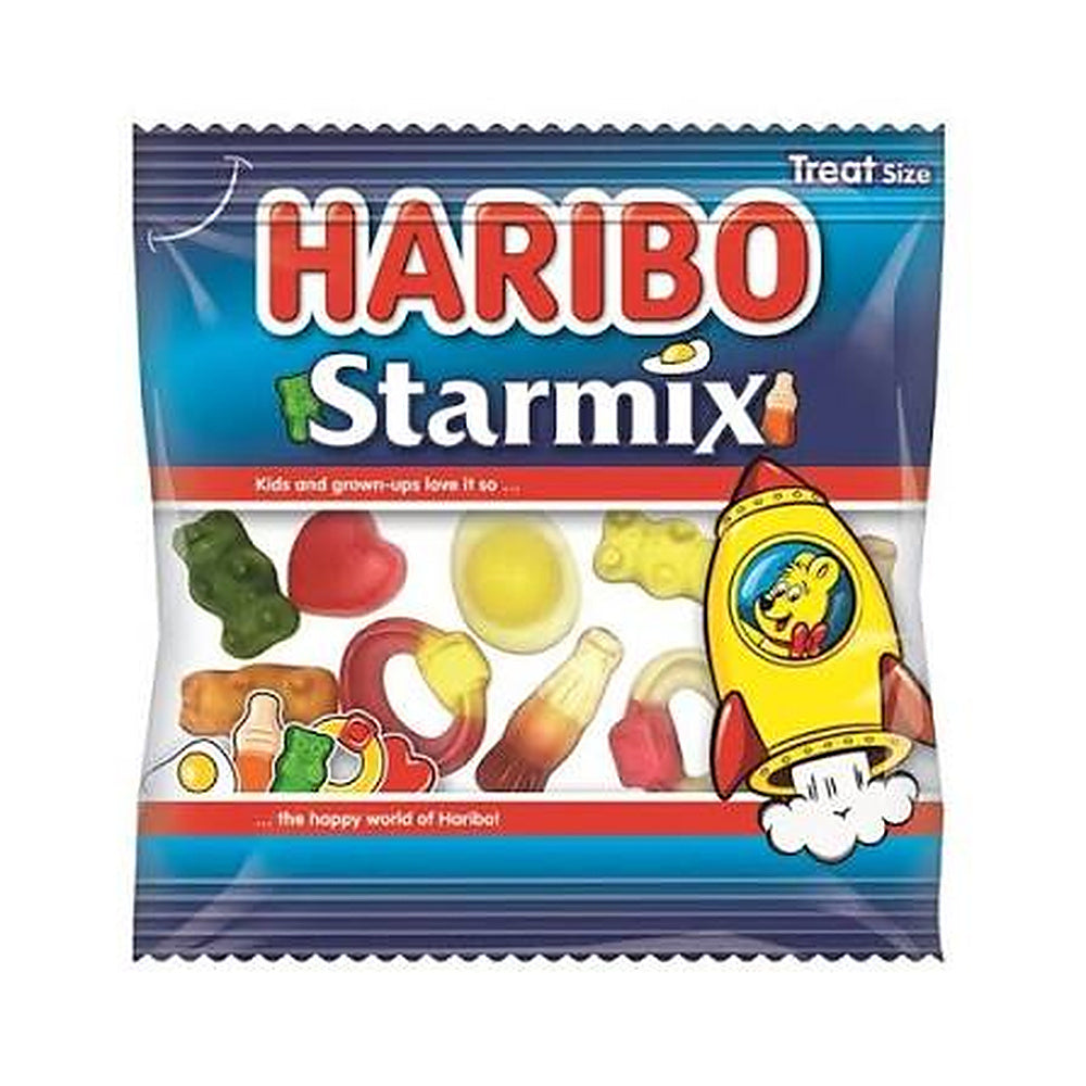 Haribo Starmix Mini Bags Sweets - Box of 100 x 16g Bags product image
