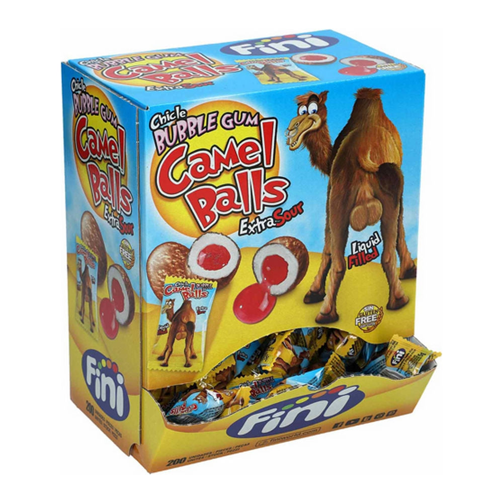 Fini Camel Balls Bubble Gum — box of 10