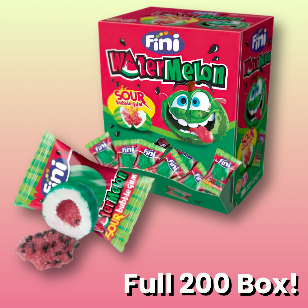 Fini Watermelon Sour Gum full 200 piece box