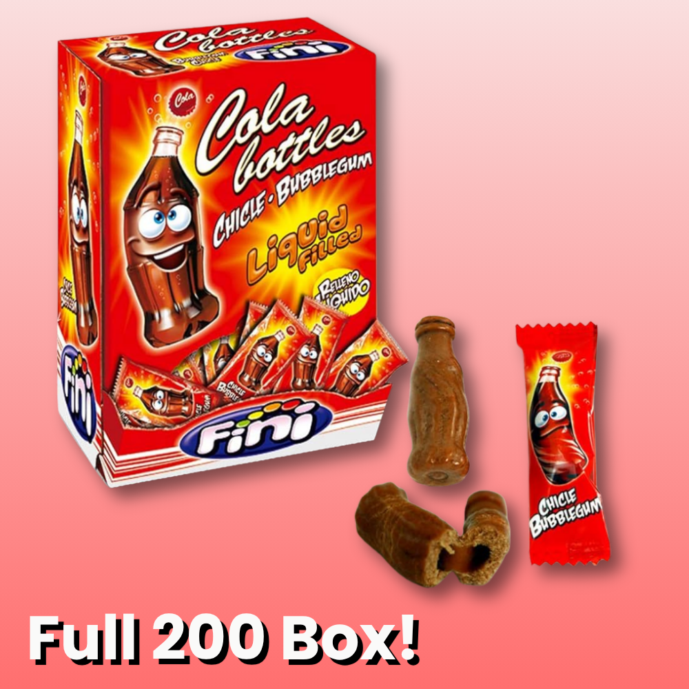 Fini Cola Bottles Gum full 200 piece box