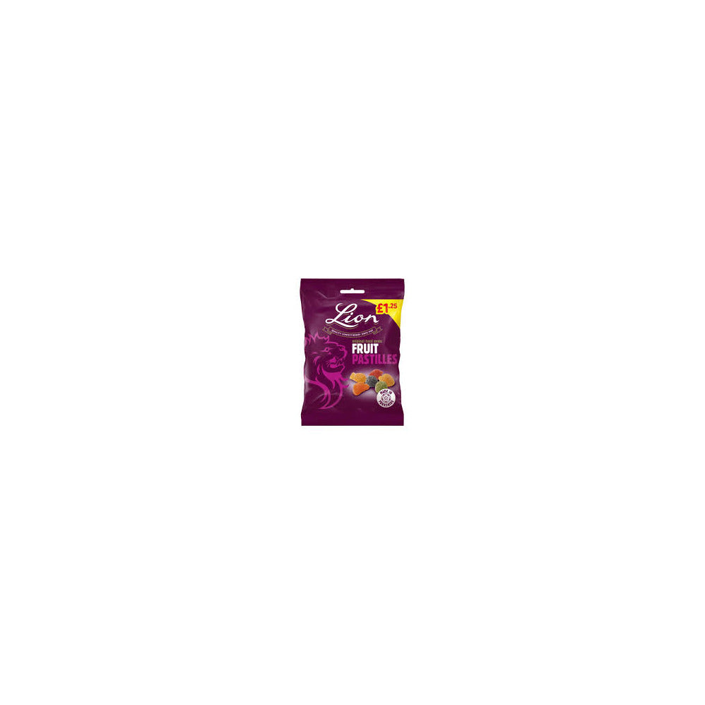 Lion Fruit Pastilles Chewing Gum £1.25 PMP - Box of 12 x 130g Bags product image