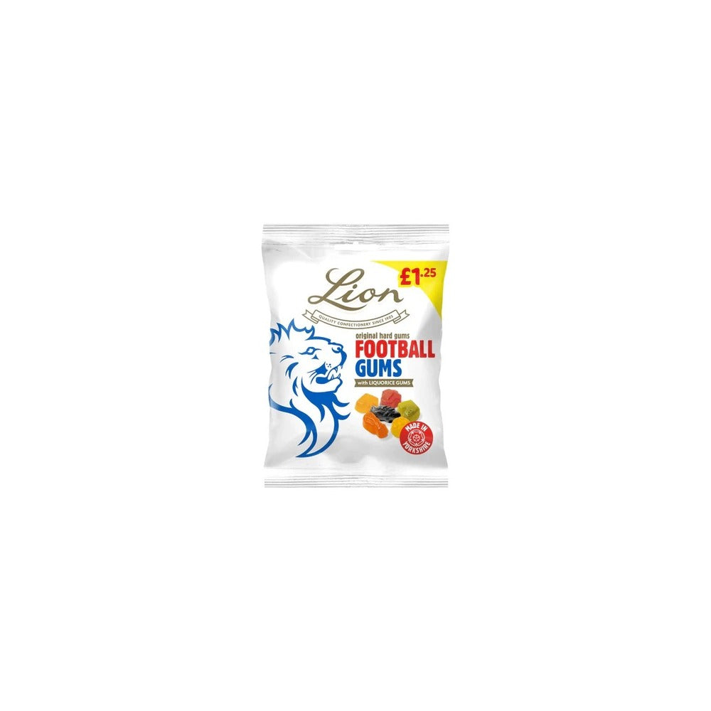 Lion Football Gums Chewing Gum £1.25 PMP - Box of 12 x 130g Bags product image