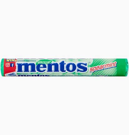 Mentos Spearmint Rolls Multipack - Choose Pack Size