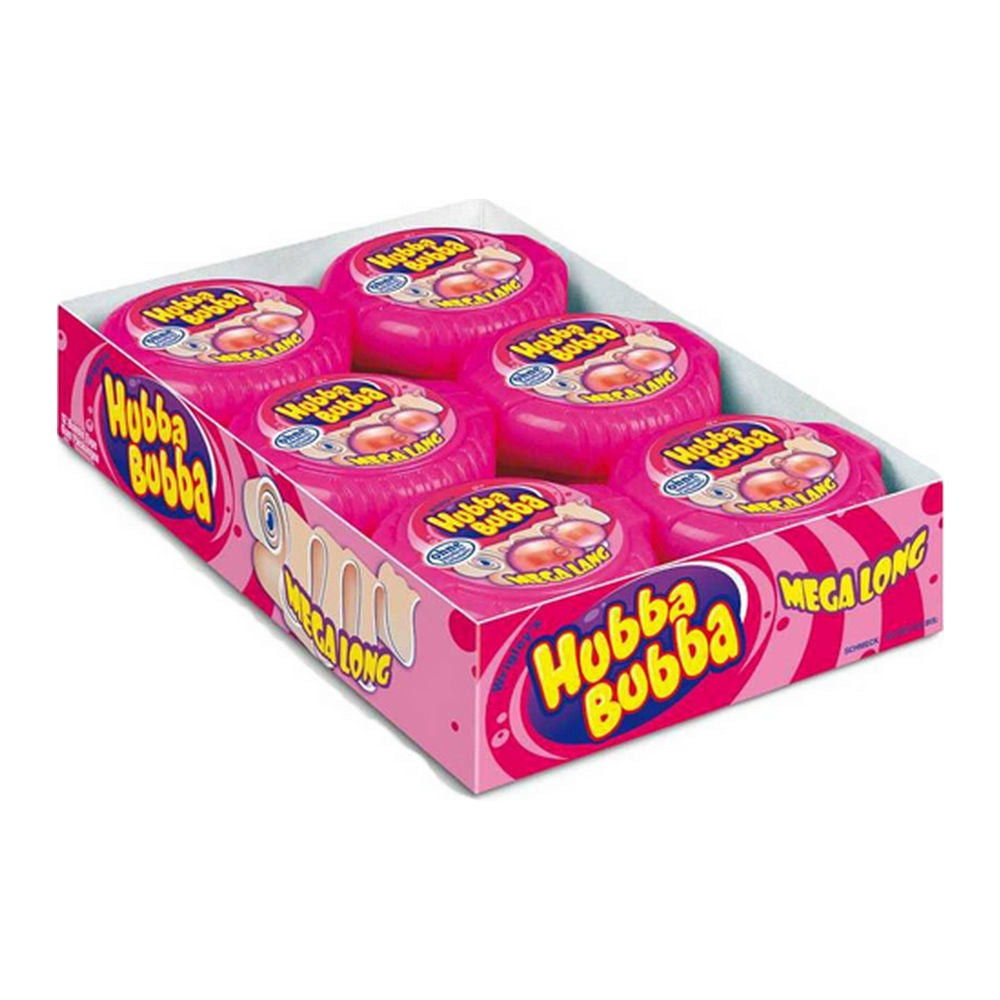 Hubba Bubba Mega Long Tape Fancy Fruit 12- Chewing Gum - Box of 12 product image