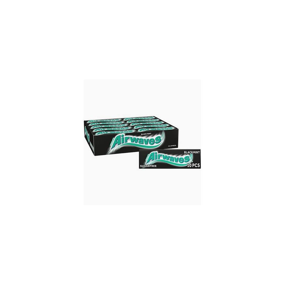 Airwaves Black Mint Chewing Gum - Box of 30 product image