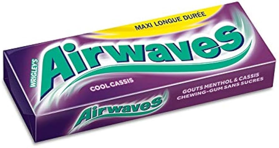 Airwaves Blackcurrant Chewing Gum - Box of 30 product image