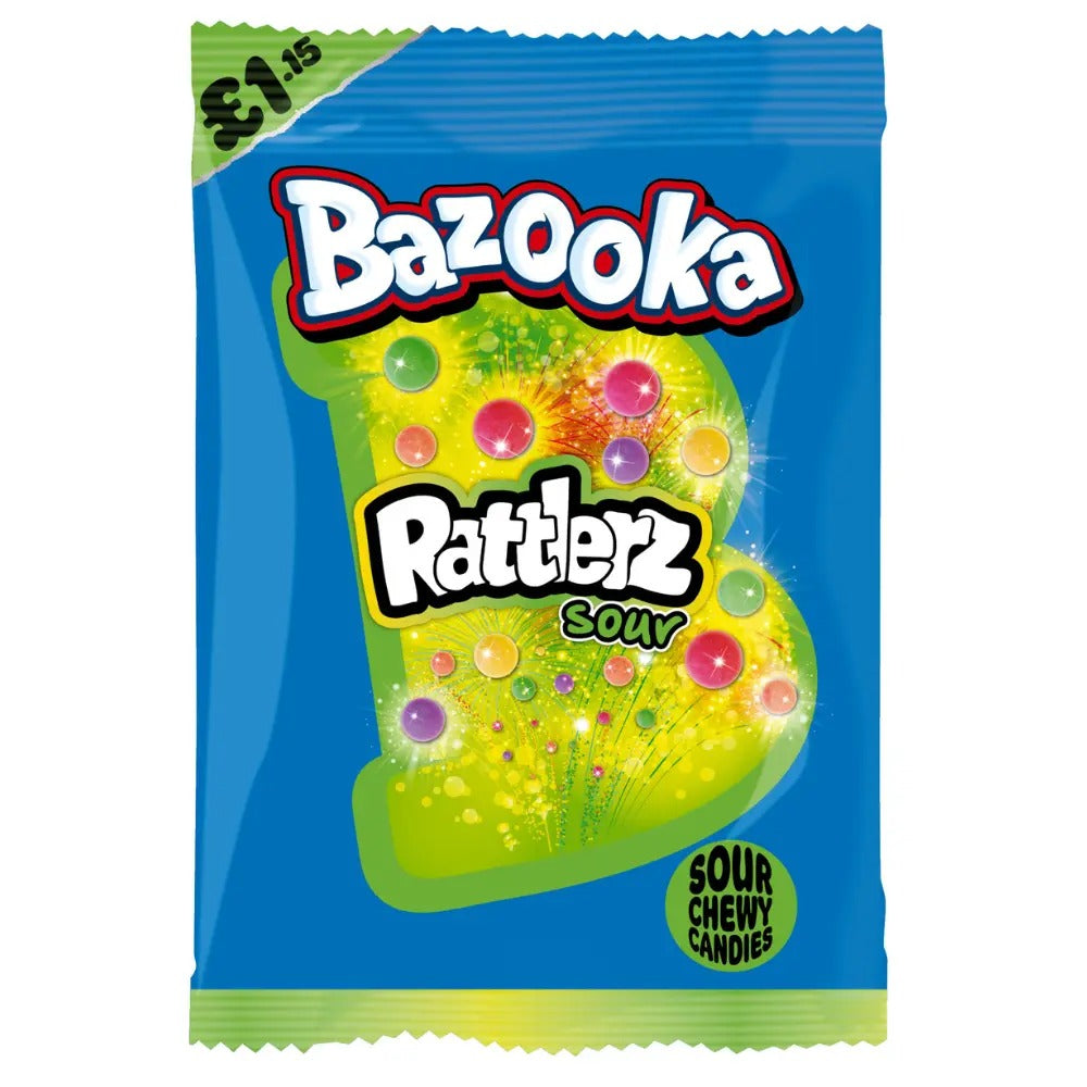 Bazooka Rattlerz Sour 100g