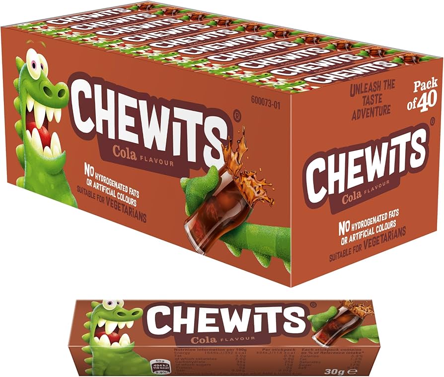 Chewits Cola Chews 40 Sweets - Box of 40 product image