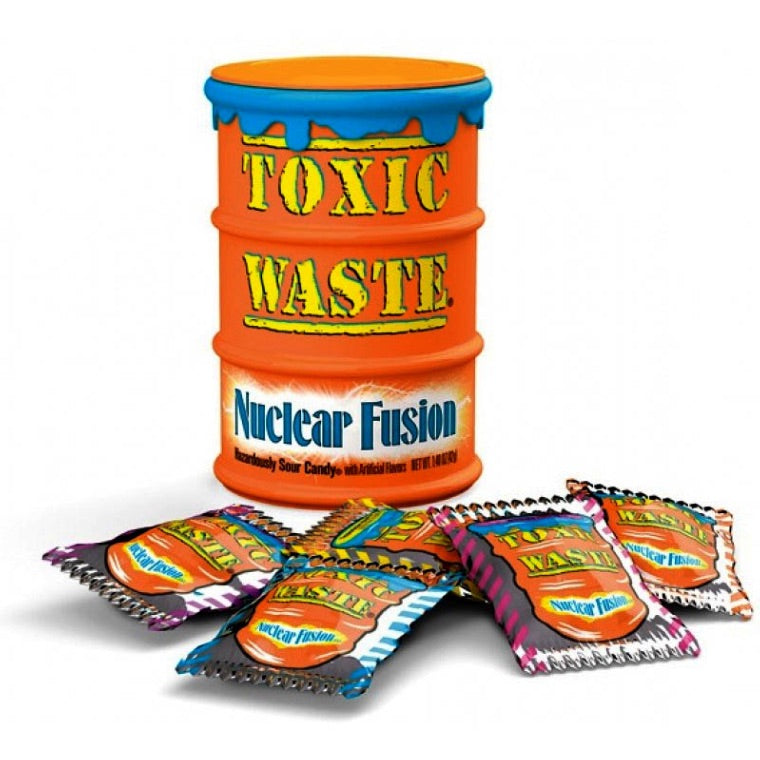 Toxic Waste Nuclear Fusion Sour Candy Drums 12 x 42g drums – Single Pack 42g