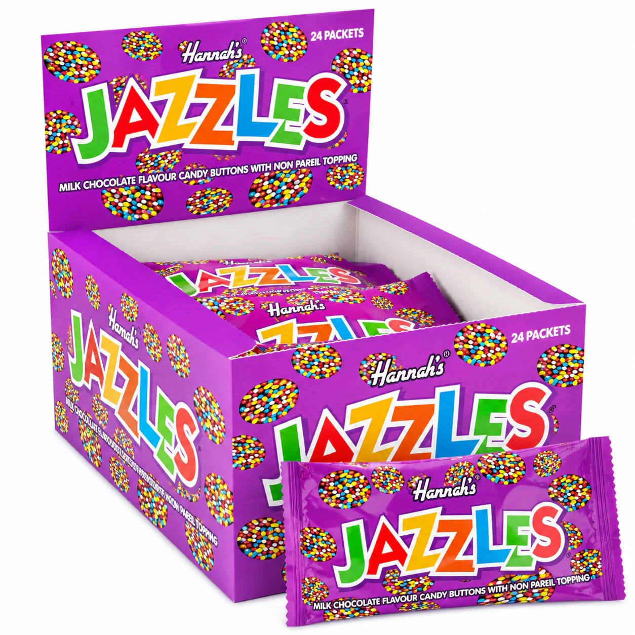 Hannah's Milk Chocolate Jazzles 24 Chocolate Sweets - Box of 24 product image