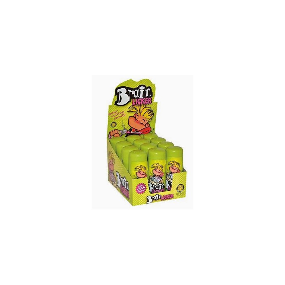 Brain Licker Assorted Flavours Sweets - Box of 12 x 60g Bags product image