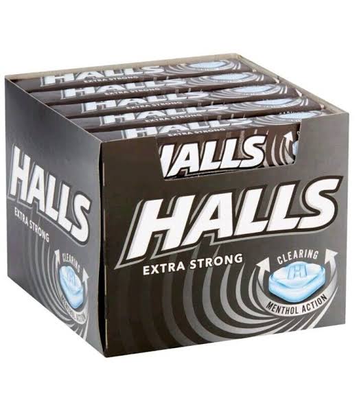 Halls Extra Strong Lozenges 85p PMP - Box of 20 x 32g Bags product image
