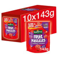Rowntree's Fruit Pastilles Strawberry & Blackcurrant bags Sweets - Box of 10 x 143g Bags product image