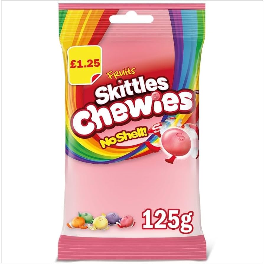 Skittles Chewies 12 x 125g £1 PMP product image