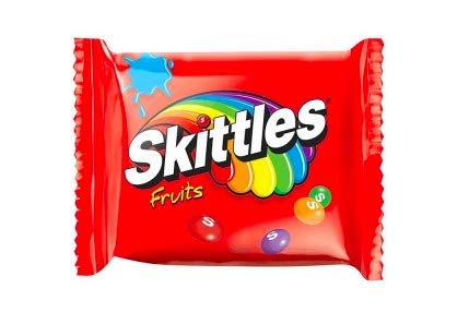 Skittles Fruit 72 x 18g 20p bags – Single Pack 18g
