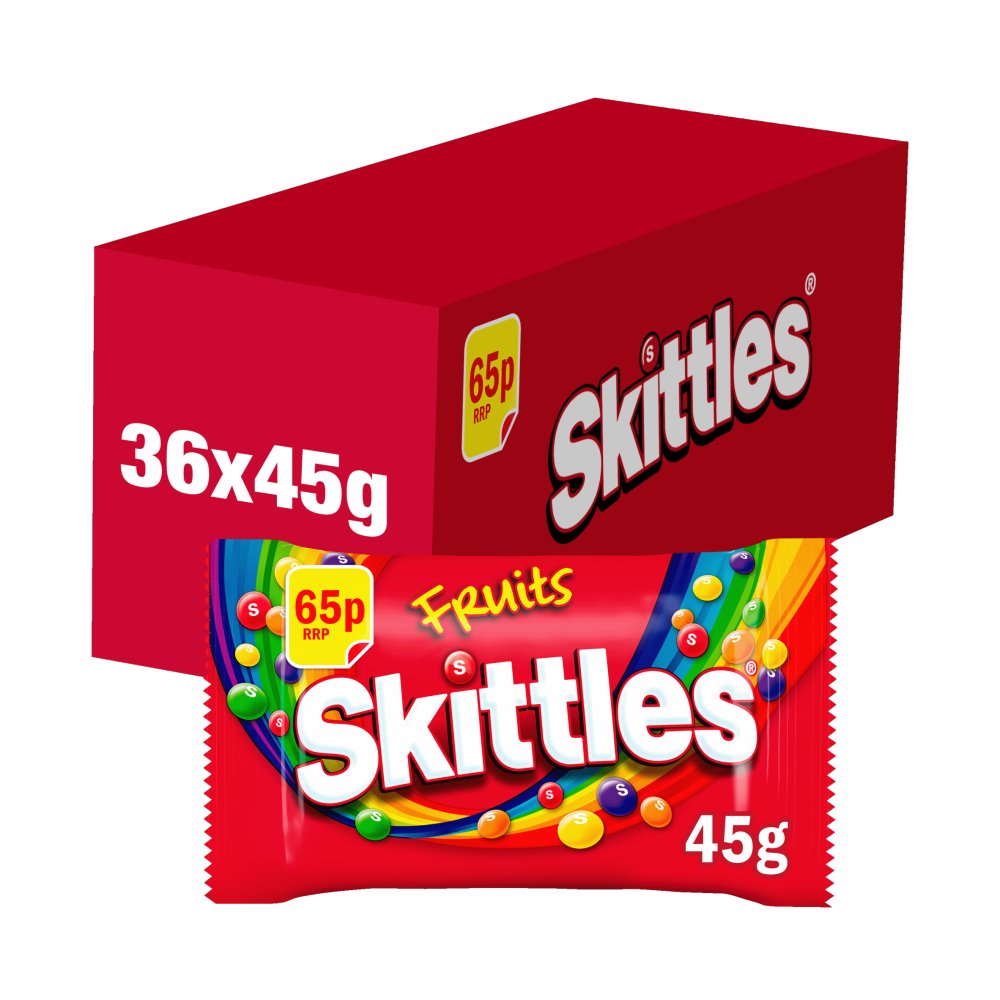 Skittles Fruit 36 x 45g 65p bags product image