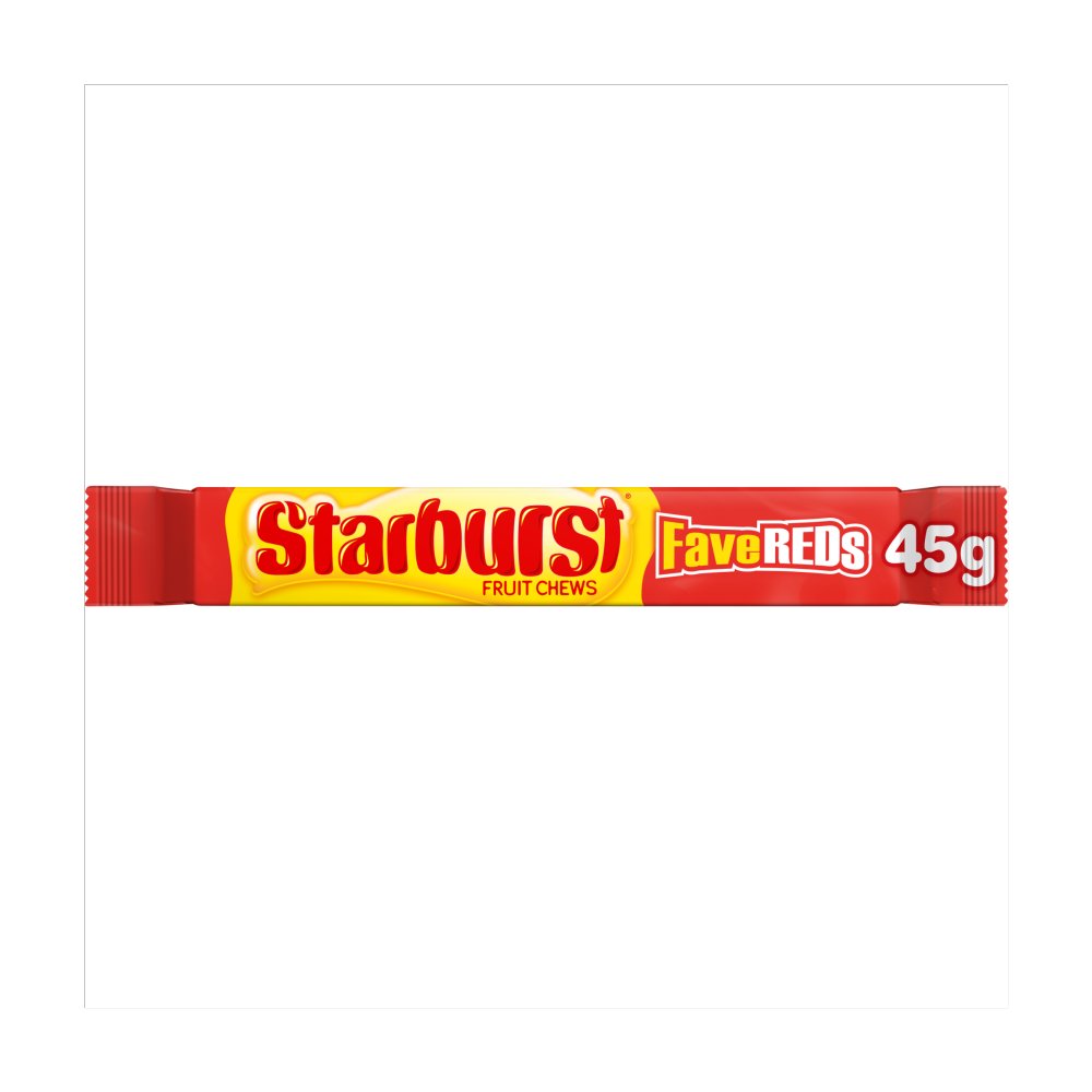 Starburst Fave Reds 45g bags Multipack - Choose Pack Size