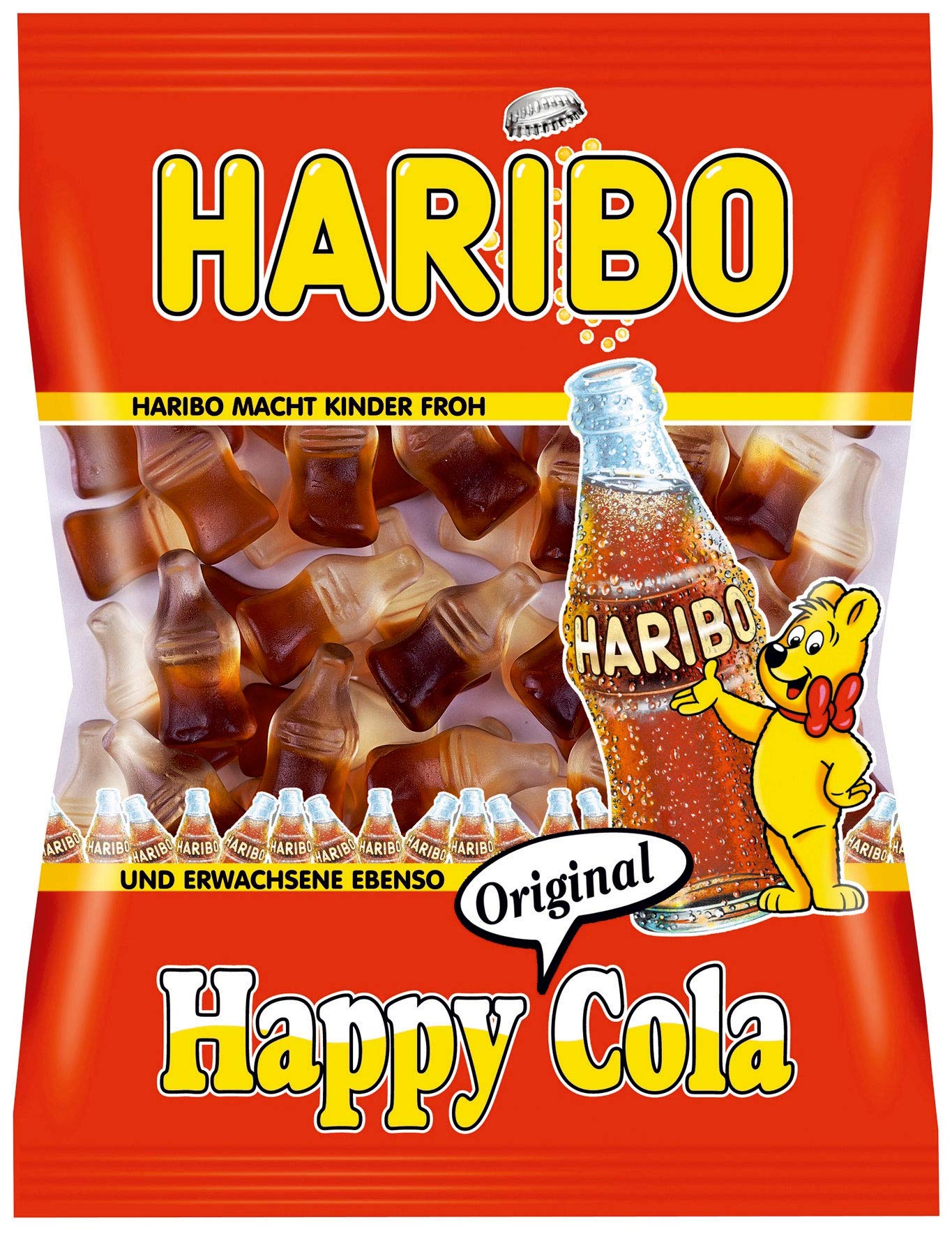 Haribo Happy-Cola 140g Multipack - Choose Pack Size