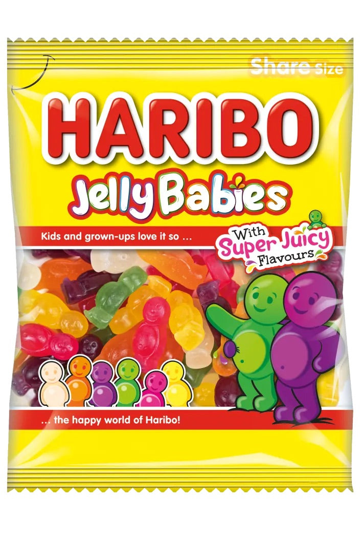 Haribo Jelly Babies share size bag