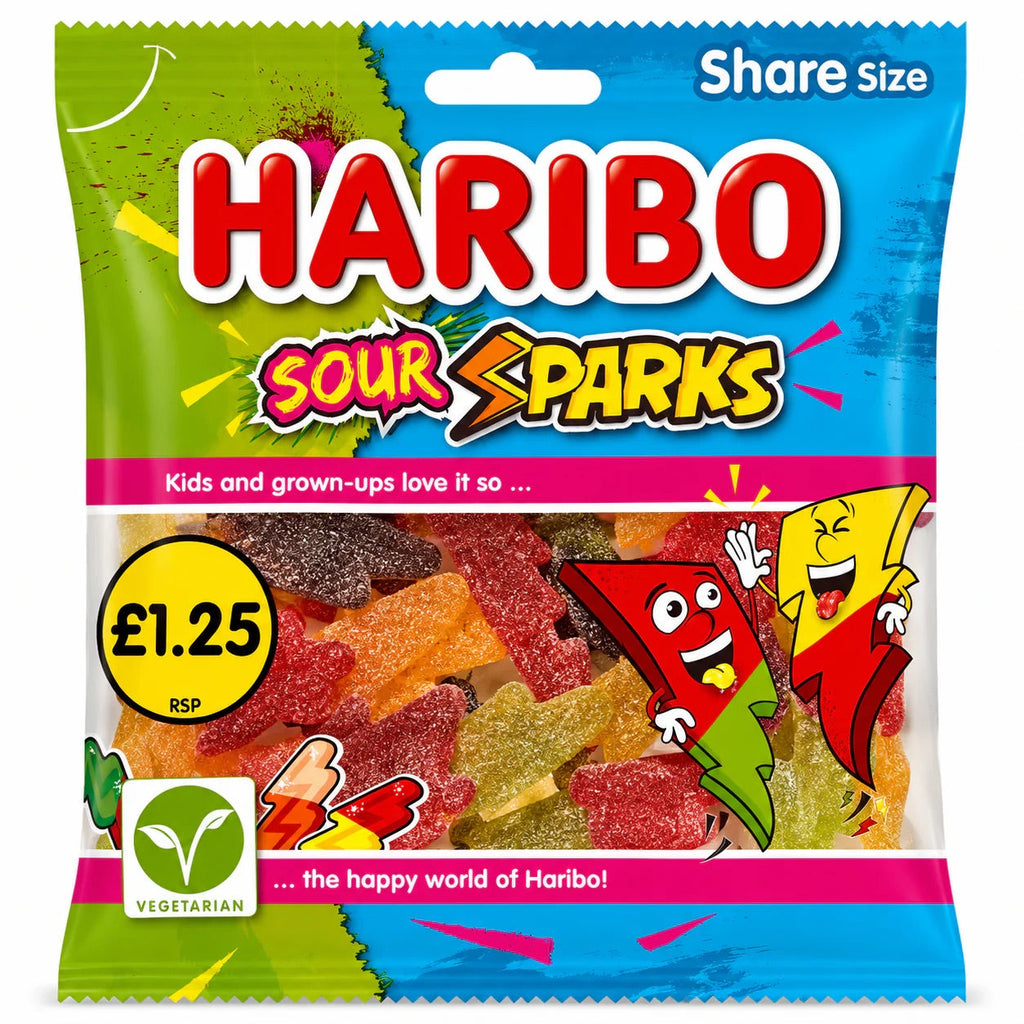 Haribo Sour Sparks share size bag