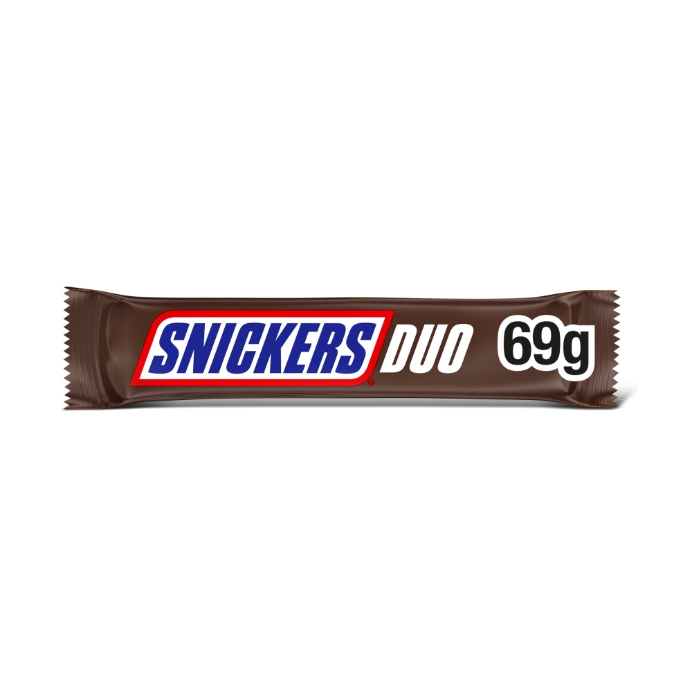 Snickers Duo 69g twin bar pack