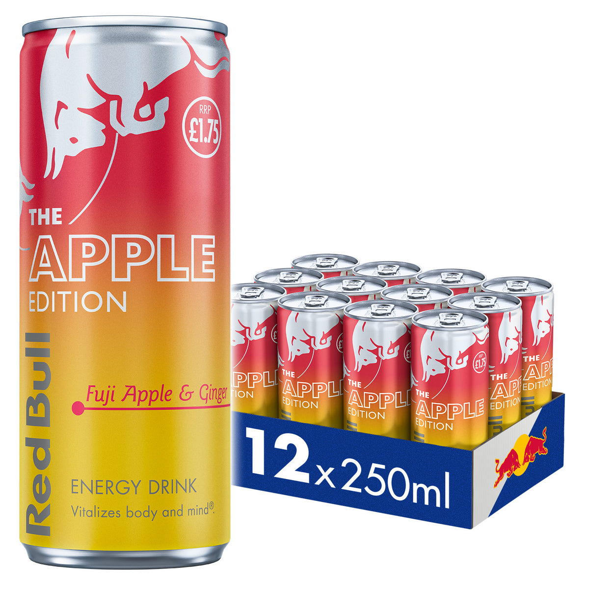 Red Bull Fuji Apple and Ginger 12 x 250ml case