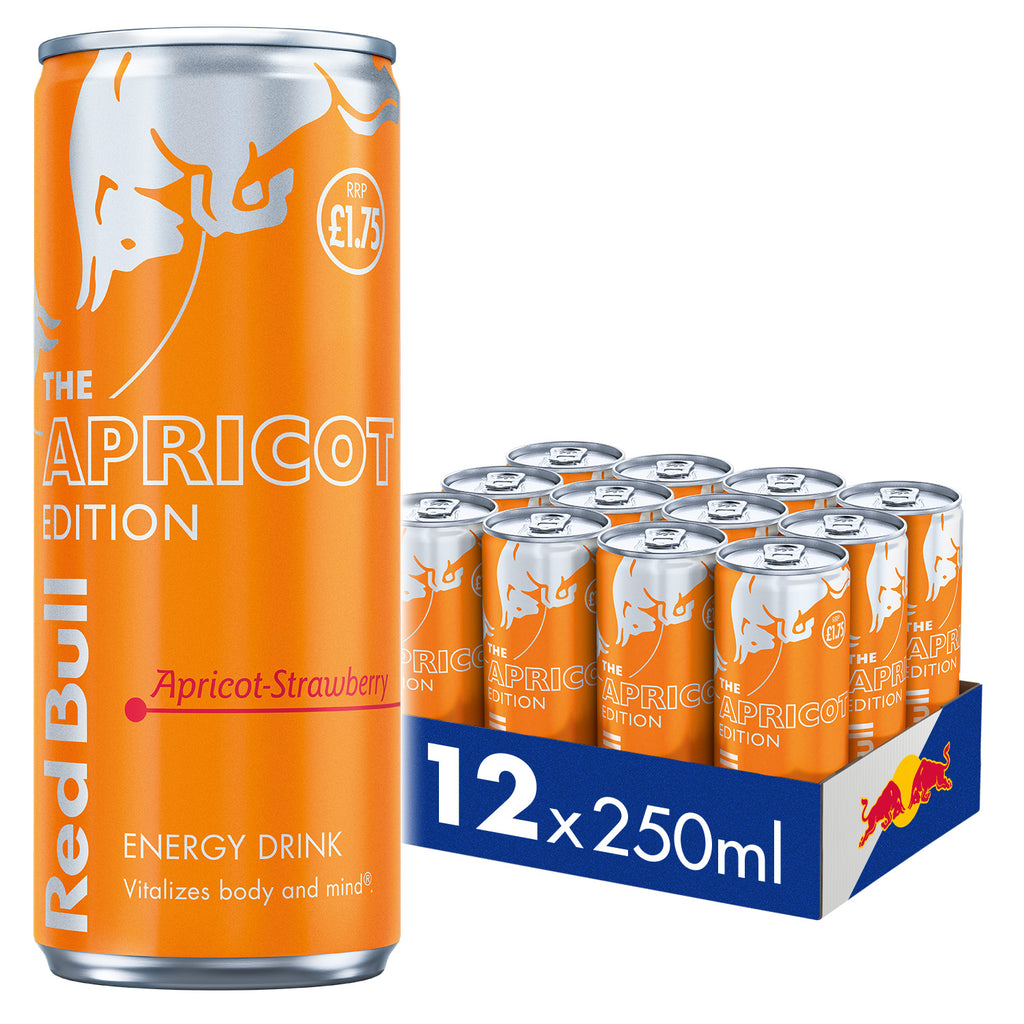 Red Bull Apricot and Strawberry 12 x 250ml case