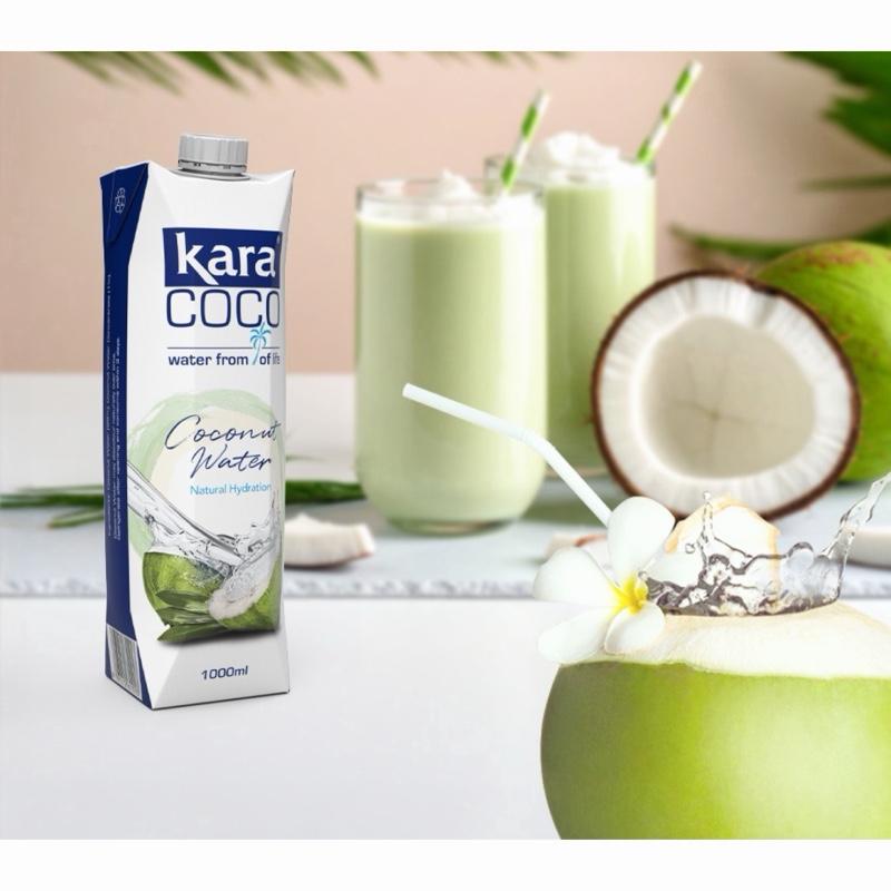 Pure Coconut Water Drink | 6 x 1000ml Carton Bottles | Original One Hydrating Beverage Refreshing Cold