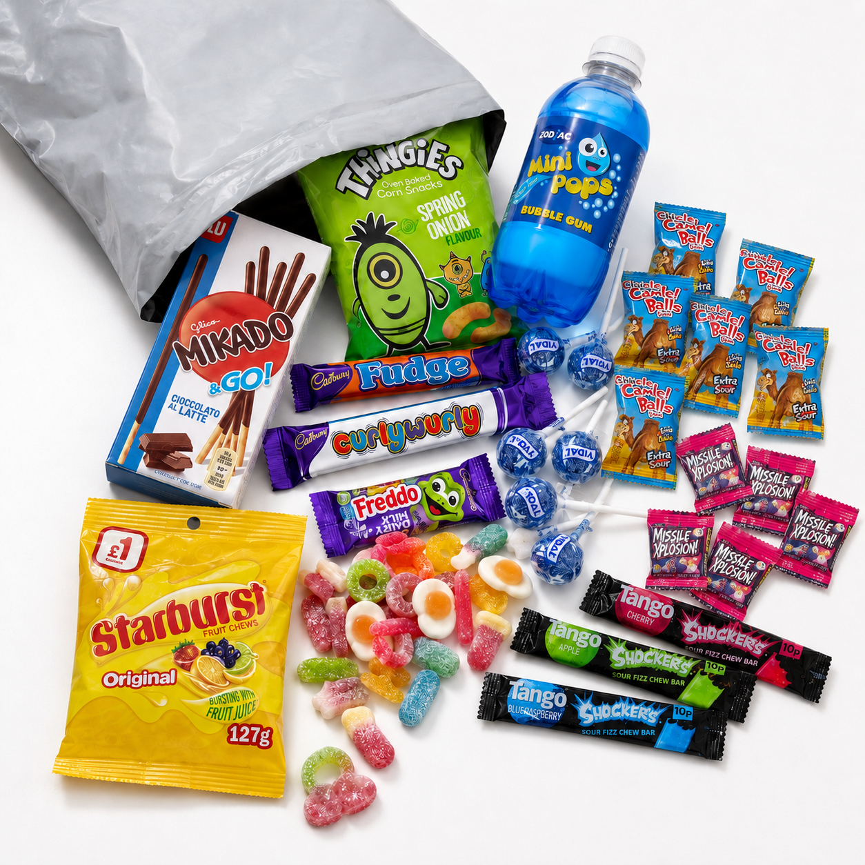 HRS Bargain Bag V1 mixed sweets snack bag contents image