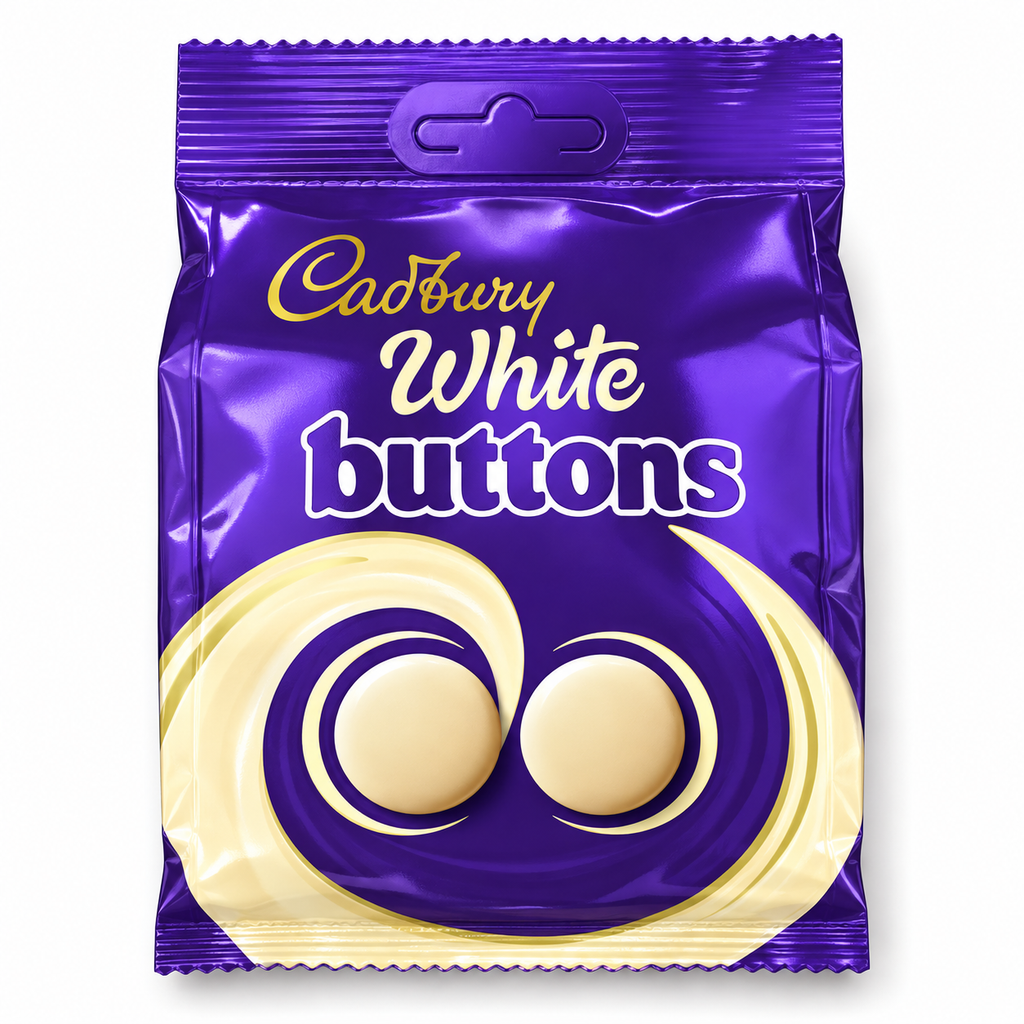 Cadbury White Buttons 85g Bag — HRS product image