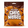 Choc Nibbles Choc Nibbles Toffee Crumble 12 bags PMP 1.00 — retail pack product image