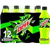 Mountain Dew Original 12 x 500ml — wholesale case product asset