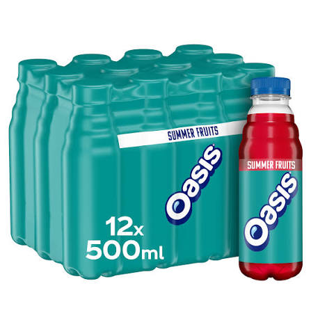 Oasis Summer Fruits 12 x 500ml — wholesale case product asset