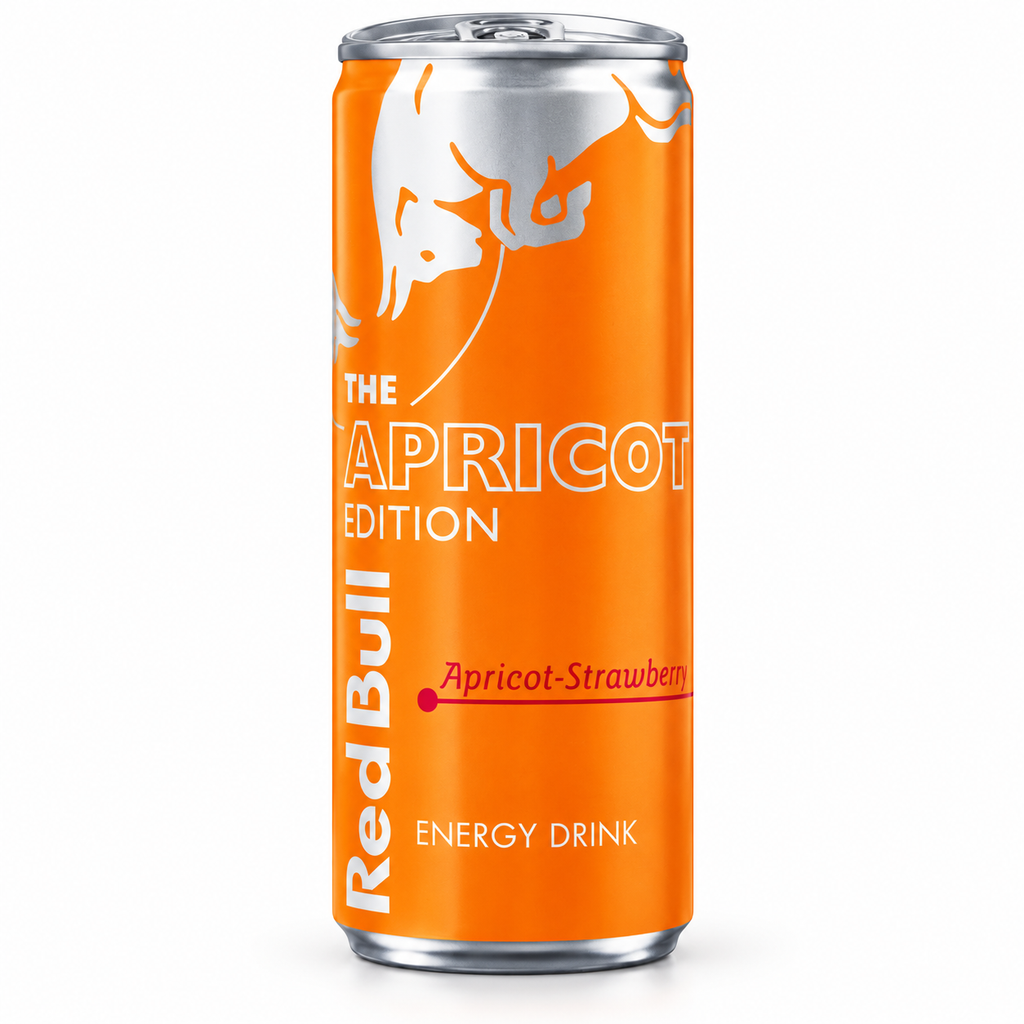 Red Bull Apricot Edition Apricot-Strawberry - 12 x 250ml Cans, £1.75 PMP — product image