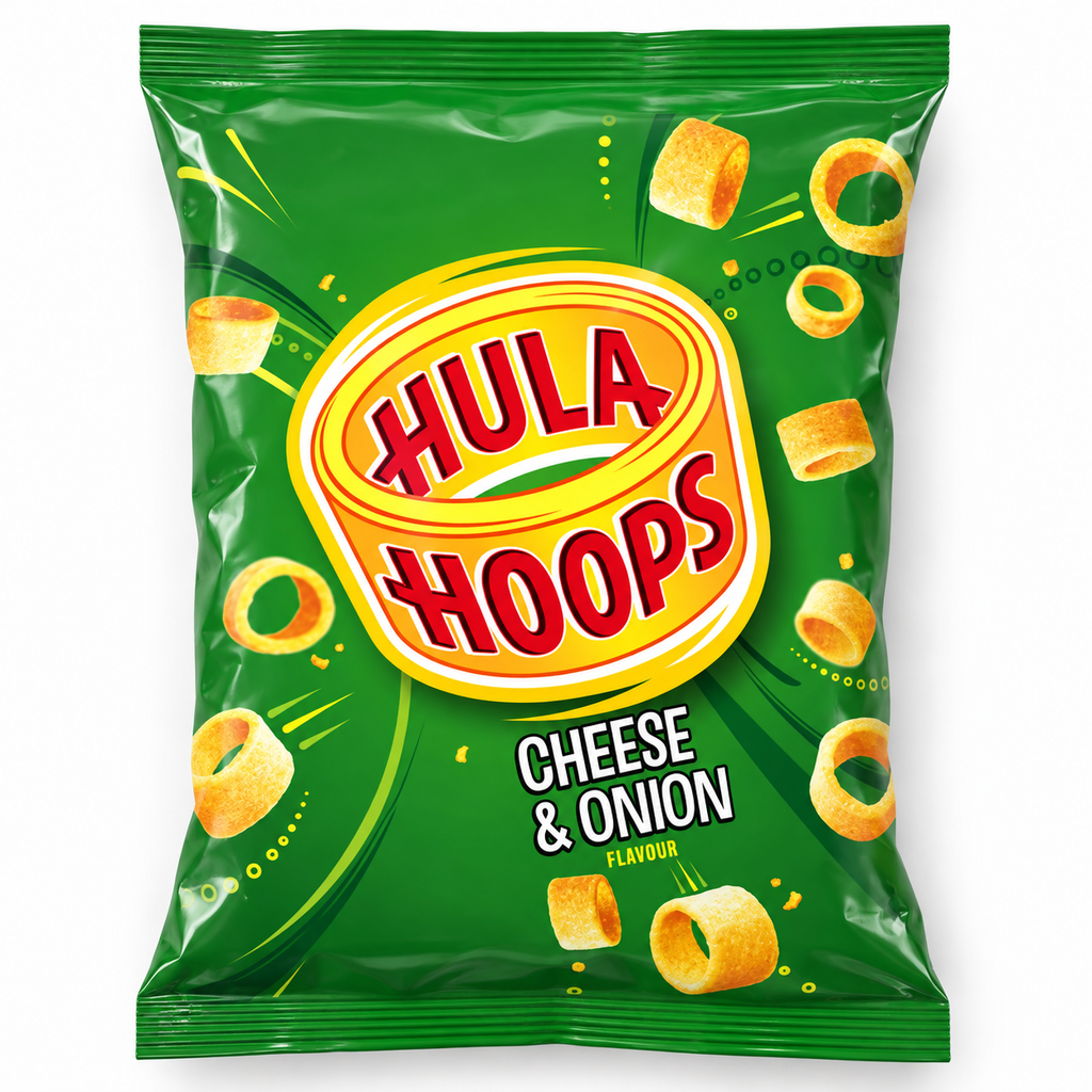 Hula Hoops Cheese & Onion Potato Rings 34g — HRS product image