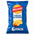 Walkers Cheese & Onion Crisps Multipack 6 x 25g multipack — product image