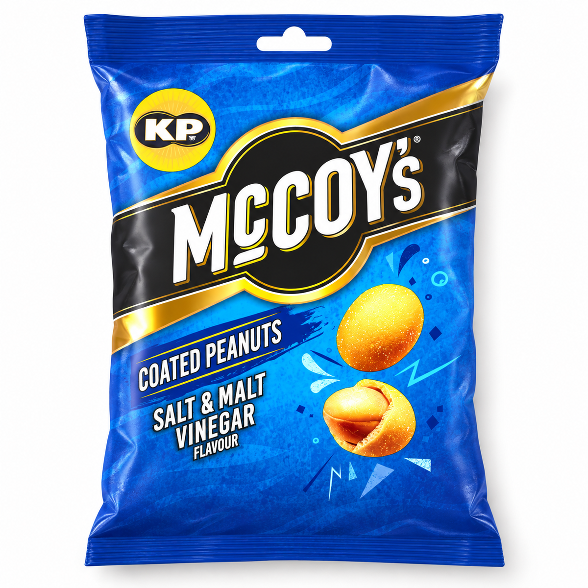 McCoy's x KP Salt & Malt Vinegar Coated Peanuts 65g — HRS product image